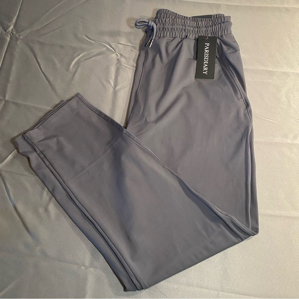 NWT Parisdiary breathable, activewear, charcoal gray women’s size large
